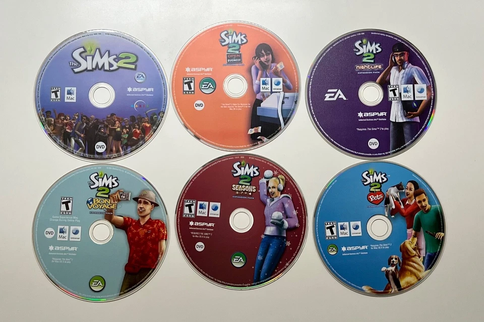 The Sims 2 Games Lot | Discs Only | Mac | Pick and Choose - Image 1 of 1