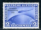 DR 1933 497 ** POSTFRISCH TADELLOS ZEPPELIN CHICAGOFAHRT ATTESTKOPIE 350€(09419
