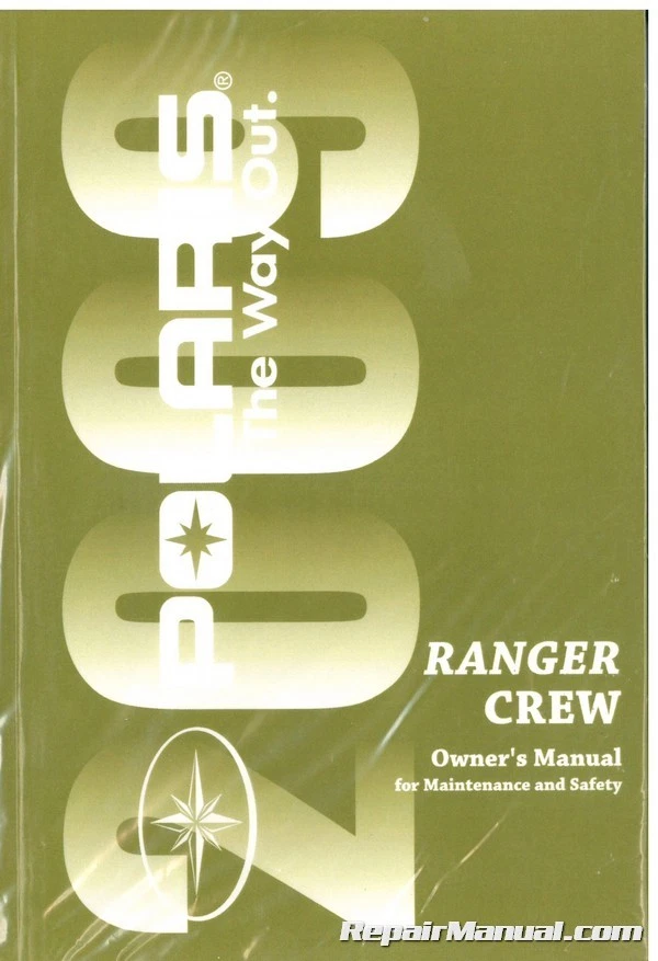 Polaris Ranger 2009 4x4 700 EFI doble manual del propietario: 9921882 Foto 1 de 1