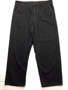 VOLCOM Jean Men 36x28 (32 tag) Billow Plus Loose Taper Black Skate Street - Picture 1 of 15
