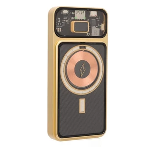 22.5W Fast Charging Power Bank Transparent Industrial Style Carbon Fiber Ba TO - Picture 1 of 24