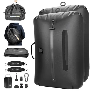 Sacchetti Sigillanti Sottovuoto per Abbigliamento Viaggio con Pompa e Cinghia Regolabile, 2 Pezzi 40L... - Foto 1 di 9