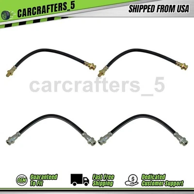 4 mangueras hidráulicas de freno delantero trasero para Datsun B210 1975 1,4 L Foto 1 de 4