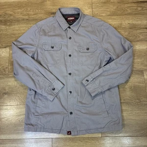 Herren XL Alesbury Hemd Jacke Shacket Decke gefüttert Feld Scheune Hausarbeit Arbeit grau - Bild 1 von 6