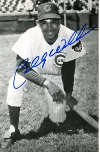 BILLY WILLIAMS SIGNED JSA CERT STICKER PHOTO POSTCARD AUTHENTIC AUTOGRAPH - Picture 1 of 1