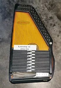 CHROMA HARP-Vintage Sunburst Design Wooden Instrument Chroma Harp Made in Korea - Picture 1 of 5