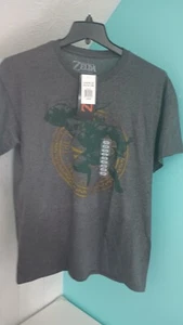 T-Shirt The Legend of Zelda Nintendo dunkelgrau Herren Größe Large Link Geeknet - Bild 1 von 7