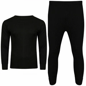 Mens Thermal Long Johns Top Bottom Underwear Trouser TShirt Set Full Half Sleeve - Picture 1 of 42