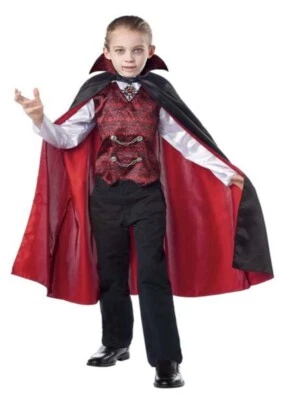 Seasons детский классический вампир костюм мальчика ребенка маленький (4 - 6) рубашка и плащ - Изображение 1 из 4