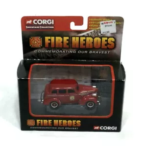 2002 Corgi Fire Heroes Memphis Fire Chief 1939 Chevrolet Sedan Car Boxed FREESHP - Picture 1 of 2