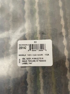 Ventev TWS-400 N-Male Cable 12 feet T3RFC-10244-144 - Zdjęcie 1 z 5