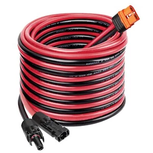 Solar to XT60i Cable 10AWG - 25FT Solar Panel to XT60i Adapter Connector XT60... - Picture 1 of 7