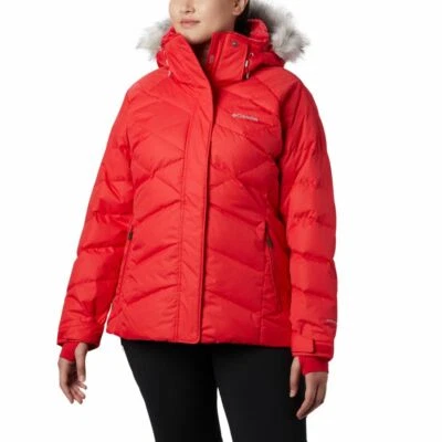 Nueva chaqueta de invierno para mujer Columbia Lay D Down II Omni-Heat con capucha talla grande Foto 1 de 4