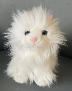 Ganz Webkinz White PERSIAN CAT Plush Kitty Cat Stuffed Animal Full Size NO CODE - Picture 1 of 4