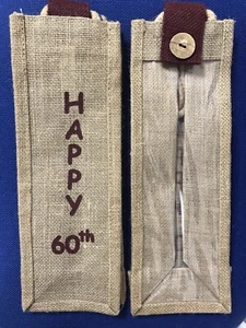 Beliebige 10 Hessische/Jute Flaschentüten. Mailen Sie uns Ihre Wahl. Nur 9,99£ GRATIS P+P! - Bild 1 von 5