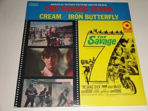 The Savage Seven OST - US 1968 LP Atco SD 33-245 w/ Cream Iron Butterfly - NM - Picture 1 of 4