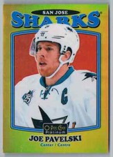 2016-17 O-PEE-CHEE PLATINUM GOLD RAINBOW JOE PAVELSKI 074/149 SAN JOSE SHARKS