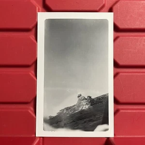 Nebraska Home Vacation Rock Formation 3 1/2 x 5 5/8 Photograph Pre Owned 1950s - Picture 1 of 2