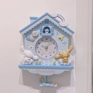 My Melody Wall Clock Cinnamoroll Cute Decorative Collection Anime Gift Bedroom - Picture 1 of 15
