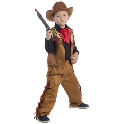 Dress Up America Wild Western Cowboy Costume for Kids - Role Play costume - Image 1 of 2