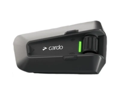 Cardo Packtalk Edge Bluetooth Intercom Headset with Air Mount for Motorcycles - Image 1 of 2