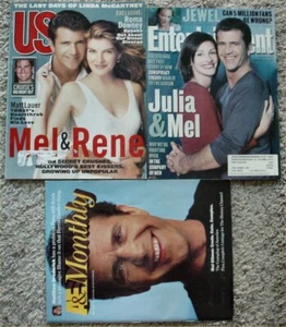 Mel Gibson - Renee Russo - Julia Roberts - 3 Magazines - Picture 1 of 4