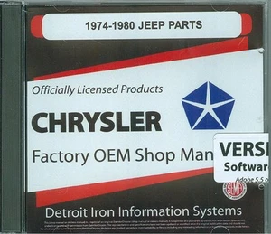 1974 75 76 77 78 79 80 81 82 83 84 JEEP   PARTS BOOK ON CD-COVERS ALL SYSTEMS - Imagen 1 de 1