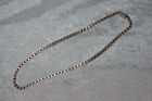 Antique Sterling Silver 2.5mm Round Box Chain 16 inch 925 Sterling Silver 1.2oz