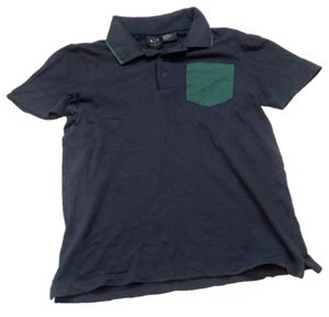 Armani Exchange AX Boys Polo Shirt XS – Short Sleeve Logo Top - Picture 1 of 4