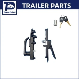 Camec Caravan 3 Point Entry Door Lock Right Hand Side Hinge WITH Barrel & Keys - Picture 1 of 5