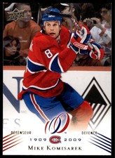 2008-09 Upper Deck Montreal Canadiens Centennial Mike Komisarek #176