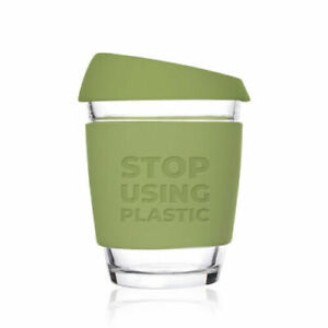 Reusable Coffee Cup | Glass | Keep Cup Style 12oz / 340ml - Stop Using Plastic