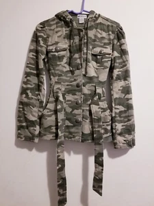 Self Esteem Women's Hoodie Jacket Size M Camouflage 8838P8SE EUC - Picture 1 of 9