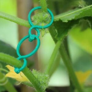 100Pc Garden Plant Support Clips Vegetables Tomato Lock Gro✨ Flower Vine Q4M1