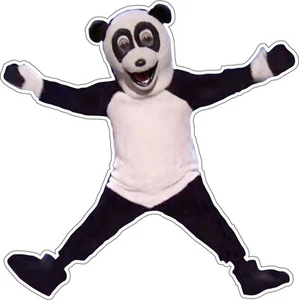 Hashtag the Panda from The Tonight Show with Jimmy Fallon Decal Sticker - Gift! - Bild 1 von 2