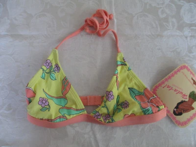 HULA-LA! - TRAJE DE BAÑO MEDIANO PARA MUJER BIKINI TOP - HECHO EN EE. UU. - HULA GIRL hawaiano Foto 1 de 4