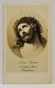 Antique Original CDV, Ecce Homo, Guido Reni, Dresden, c1865 - Picture 1 of 4