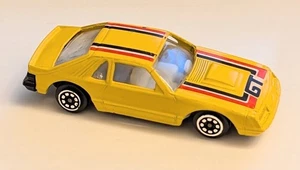 Welly 1983 Ford Mustang GT 1/64 Scale Fox Body Yellow - Picture 1 of 5