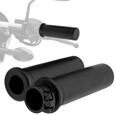 Empuñaduras de goma antideslizantes lisas acelerador de cable para Honda CX500 CX500D CX650T Foto 1 de 4