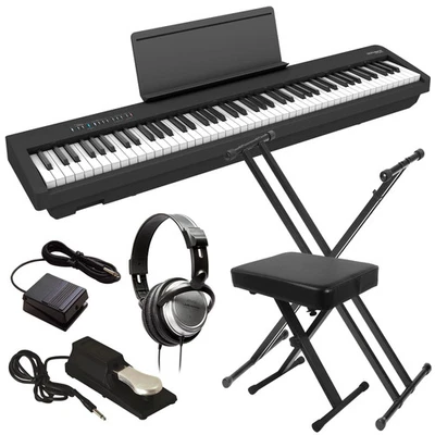 Piano digital Roland FP-30X - PAQUETE ESENCIAL LLAVE NEGRA Foto 1 de 4