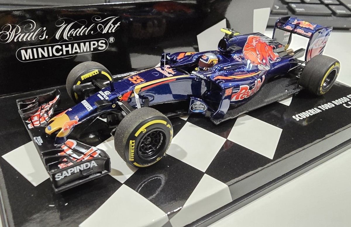 MINICHAMPS Scuderia Toro Rosso STR2 限定版 Minichamps 1:43 Sebastian Vettel Toro Rosso STR2 #19 4th