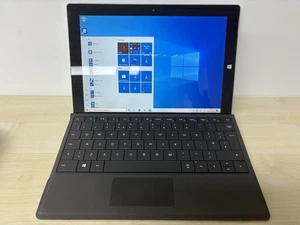 Microsoft Surface 3 Intel Atom x7-28700 64GB 2GB RAM Win 10 + keyboard POOR Batt - Picture 1 of 20