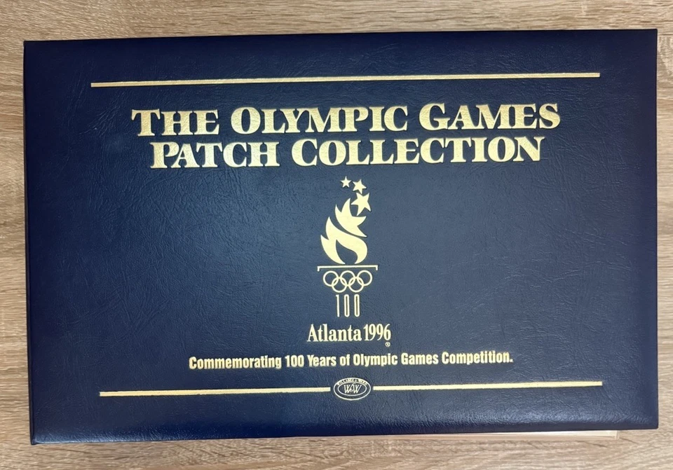 Colección de parches vintage de los Juegos Olímpicos 1896-1996 juego completo con carpeta 100 años Foto 1 de 4
