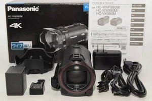 HC-WX990M PANASONIC 4K WiFi DIGITAL VIDEO CAMERA 64GB BLACK USED - Picture 1 of 7