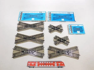 6x Märklin H0 AC Crossing M Track 5114+5211 Mint 3x Box #DD668-1 - Picture 1 of 3
