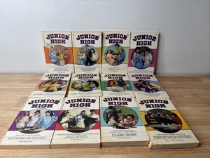 Set Of 12 Junior High 80s Teen Vintage Paperback #1-12 Books Kate Kenyon - Picture 1 of 6