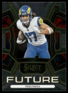 2023 Panini Select #FUT-PNA Puka Nacua Future Los Angeles Rams - Picture 1 of 2