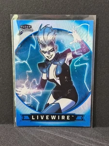 2025 Upper Deck Fleer Brilliants Superman BLUE FOIL PARALLEL #78 Livewire - Bild 1 von 1