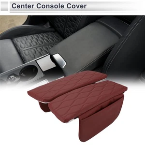 Car Center Console Cover with Storage Bag for BMW X5 G05 2019-2023 Deep Red 1Set - Picture 1 of 8