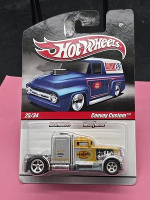 Convoy Custom Pennzoil Slick Rides Hot Wheels 2009 pilotos reales 1/64 Foto 1 de 2